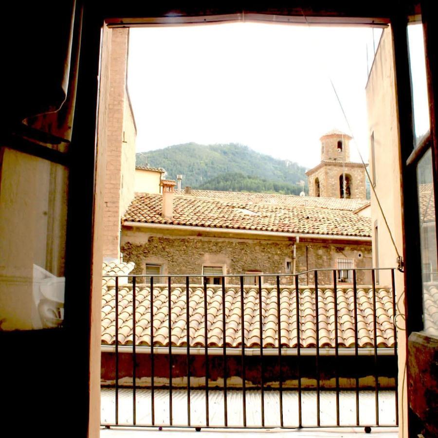 Hostal Fonda Cerdanya La Pobla de Lillet Exterior foto